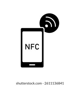 Icon a NFC, isolated against a clean background.