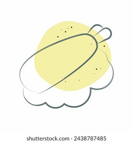 Icon Nigiri. related to Japan symbol. Color Spot Style. simple design illustration.