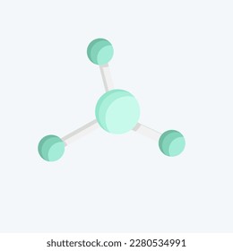 Icon No Nitrates. related to CBD Oil symbol. simple design editable. simple illustration