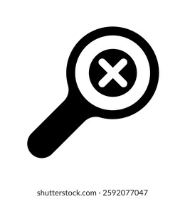 Icon a no result, isolated against a clean background.