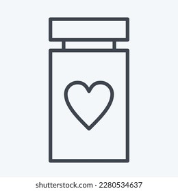 Icono Sin Efectos Secundarios. relacionado con el símbolo de aceite del CBD. diseño simple editable. ilustración simple