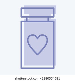Icono Sin Efectos Secundarios. relacionado con el símbolo de aceite del CBD. diseño simple editable. ilustración simple