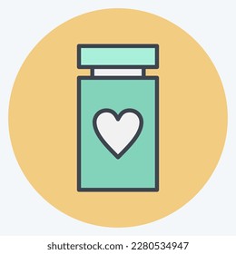 Symbol: Keine Nebenwirkungen. in Zusammenhang mit dem CBD-Ölsymbol. einfaches Design bearbeitbar. einfache Abbildung