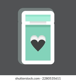 Icono Sin Efectos Secundarios. relacionado con el símbolo de aceite del CBD. diseño simple editable. ilustración simple