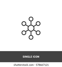 Icon node Single Icon Graphic Design