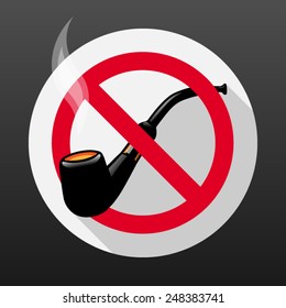 icon 'non-smoking'. colored flat style