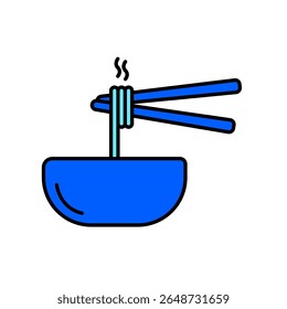 Icon a noodles, isolated against a clean background.