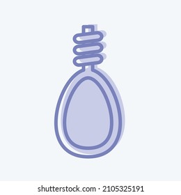 Icon Noose - Two Tone Style - Simple illustration, Good for Prints , Announcements, Etc