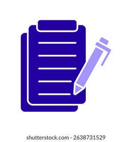 Icon a note, isolated against a clean background.