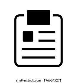 Icon Note With Style Glyph