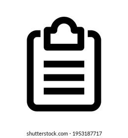 Icon Note With Style Outline