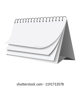 Icon notepad in 3d, beautiful illustration for your concept. Icon notepad in purple style and tick.