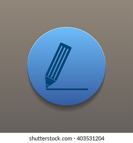  icon of notes. Flat design style eps 10