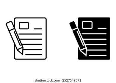 icon of notes. isolated on white background