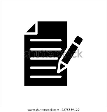icon of notes. isolated on white background