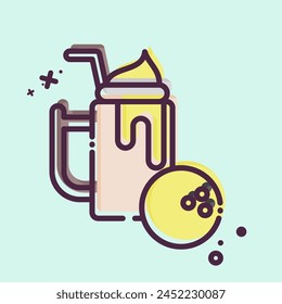 Icon Nourishing Drink. related to Healthy Food symbol. MBE style. simple design illustration