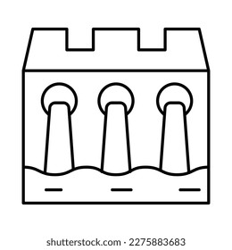 Symbol, Nuklear, Strom, Zeichen, Vektorsymbol für den Download