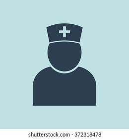 Icon of Nurse. EPS-10.