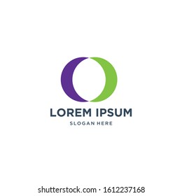 icon O logo design template elements