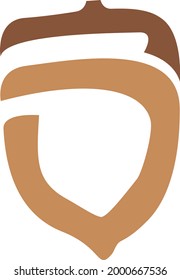 Icono de la tuerca de encino y colaboración con el número 3