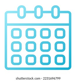 Icon object Date Illustration for web, app