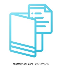 Icon object Folder Illustration for web, app