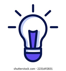 Icon object Idea Illustration for web, app