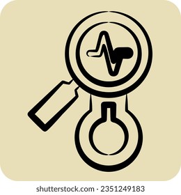 Icon Observations. related to Climate Change symbol. hand drawn style. simple design editable. simple illustration