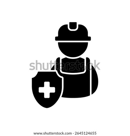 Icon a occupational safety, isolated against a clean background.