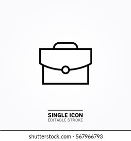 Icon office bag single icon graphic designs