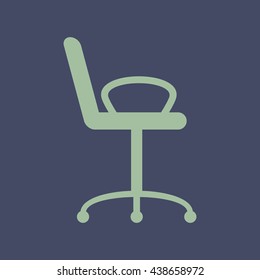 Icon of Office Chair. Eps-10.