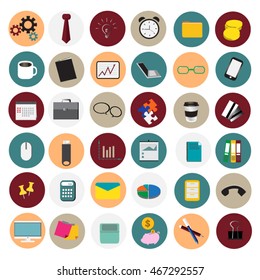 Icon Office vector illustration
