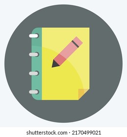Icon Official Document. suitable for Wedding symbol. flat style. simple design editable. design template vector. simple symbol illustration