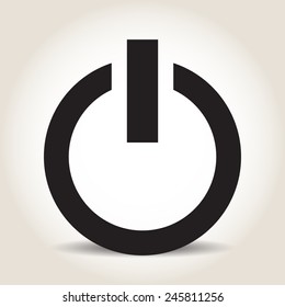 Icon it off-on a gray background