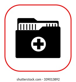Icon ofmedical history folder