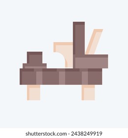 Icon Oil. related to Qatar symbol. flat style. simple design illustration.