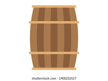 Symbol eines alten Fass aus einer Weinkellerei.