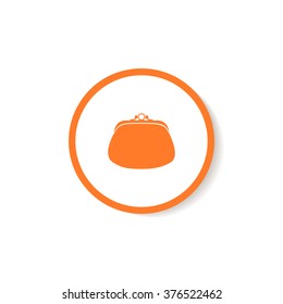 Icon old purse.