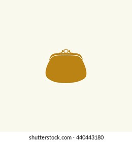 Icon old purse.