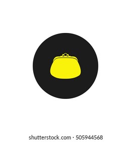 Icon old purse.