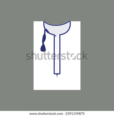 icon of The Omani Dishdasha, which is the official dress in Oman