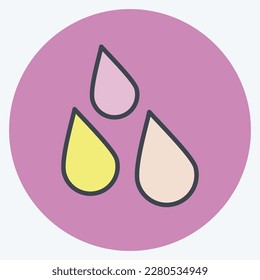 Icon Omega 3-6-9. related to CBD Oil symbol. simple design editable. simple illustration