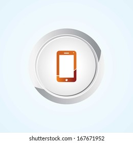 Icon of on Button. Eps-10.