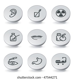 Icon on gray button 15