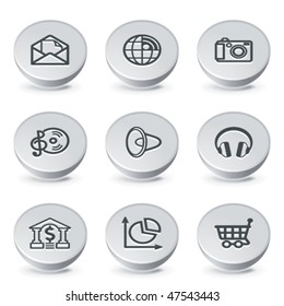 Icon on gray button 5