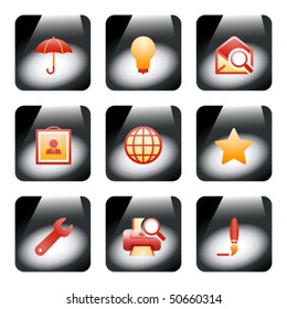Icon on the light 9