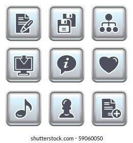 Icon on metal button 10