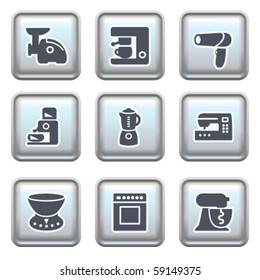 Icon on metal button 19