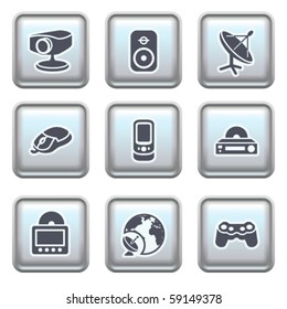 Icon on metal button 21