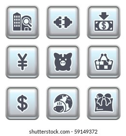 Icon on metal button 24